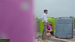 Bercinta Hot Di Atap! Jangan Keluar Dalam