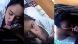 Ngemut Kontol Sambil Curhat, Langsung Digituin