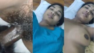 Desi Selatan Menggila, Menampung Batang Besar Di Lubang Basahnya