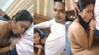Cewek Kuliahan 21 Tahun Lagi Ngewe Mulut Desi Buat Pacarnya, Ngenyangin Banget.