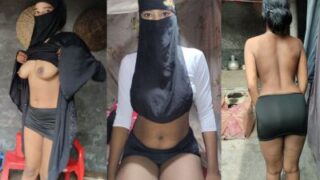 Desi Cewek Jilbab Digenjot Sama Kontol Banglades, Crot Di Muka.