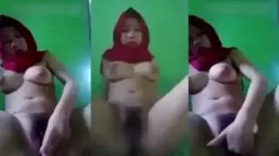 Jilbab Merah, Pengen Banget Ngentot, Udah Sange Berat
