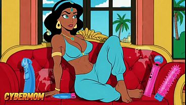 Putri Jasmine Punya Kontol Gede Tumbuh Di Antara Pahanya. Dongeng Arab Kartun Buat Orang Dewasa