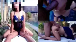 Liburan Di Villa Malah Berujung Ngentot Di Kolam Renang Terbuka.