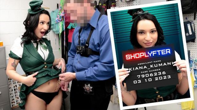 Nggak Pake Baju Dalem, Kiana Kumani Maling Basah Di Hari St. Patrick, Digeledah Polisi Sampai Ke Lubang Tersembunyi