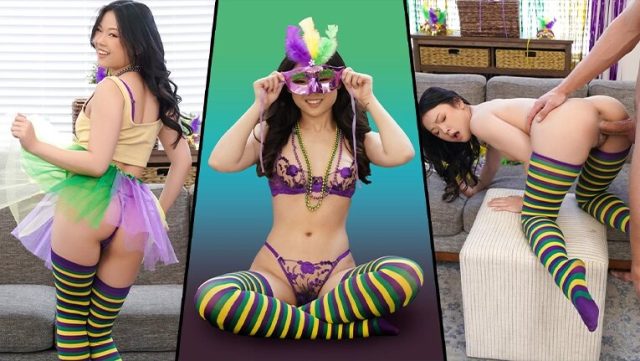 Tonton Lulu Chu Pamer Memek Mungil Di Pesta Topeng Kontol Gede